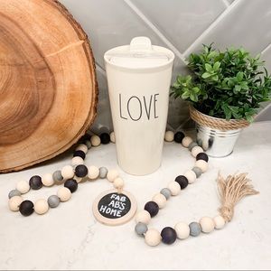 Rae Dunn LOVE Travel Coffee Mug
